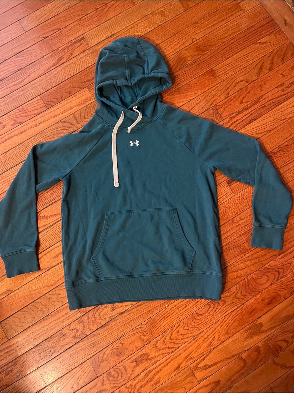 Women’s Under Armour Teal Hooded Sweatshirt size small
